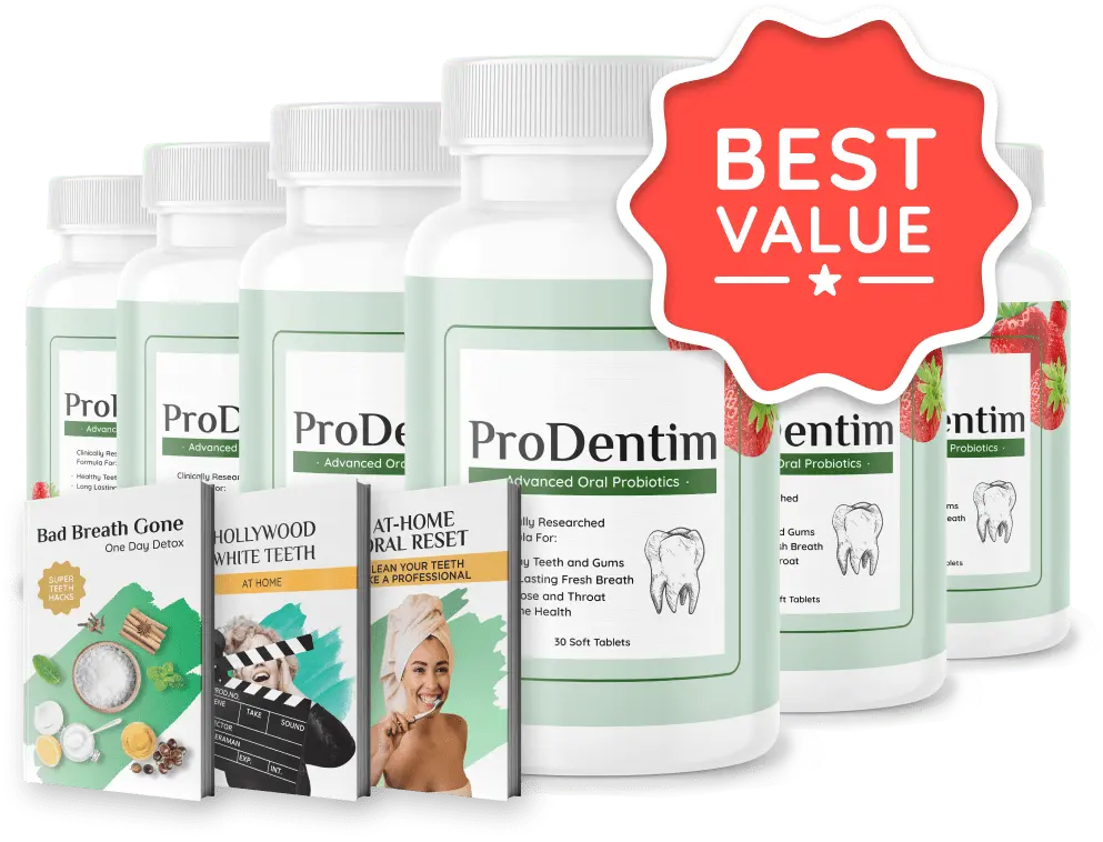 ProDentim 6 Bottle Package 180 Day Supply