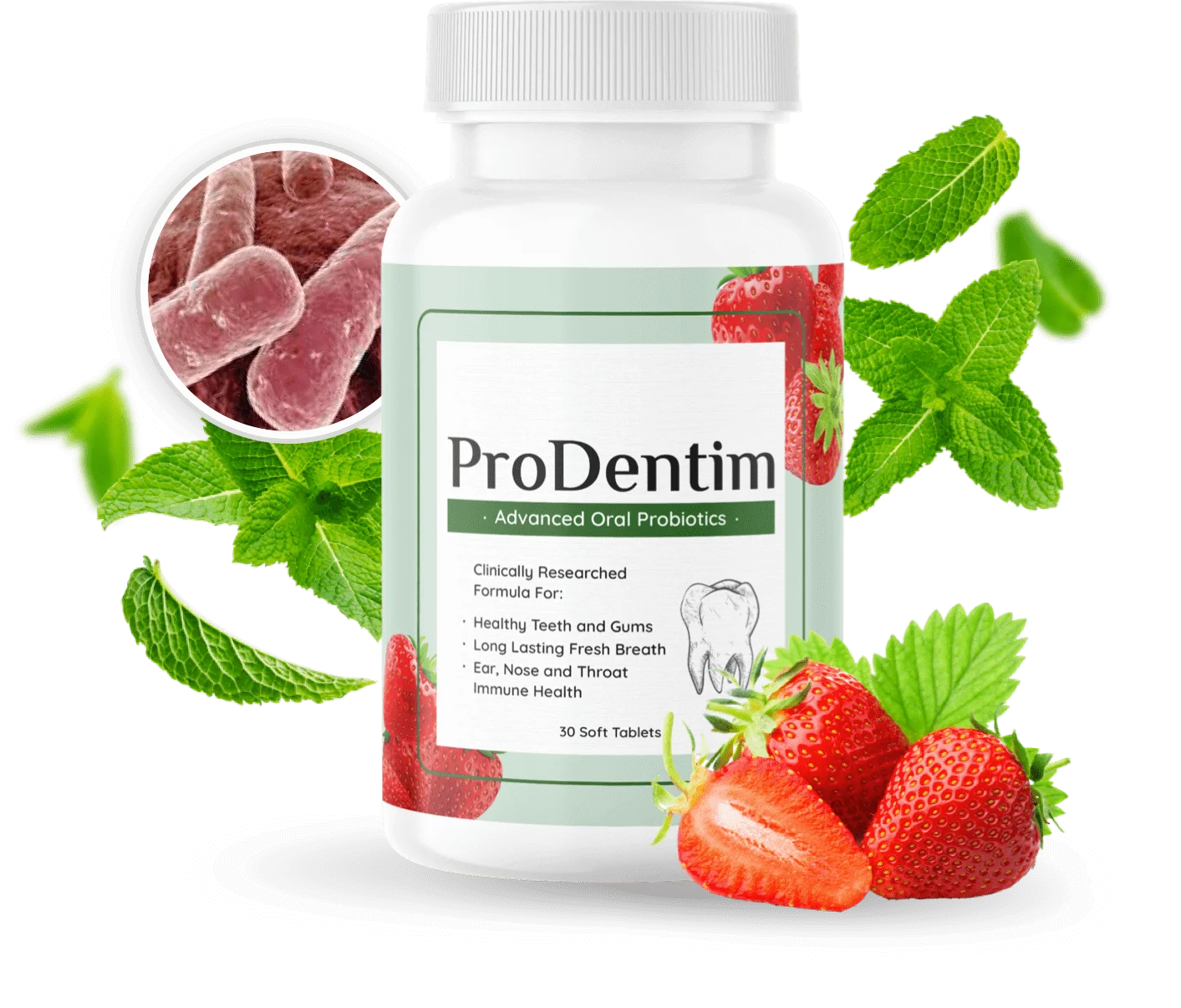 ProDentim Supplement Bottle for Oral Health Support